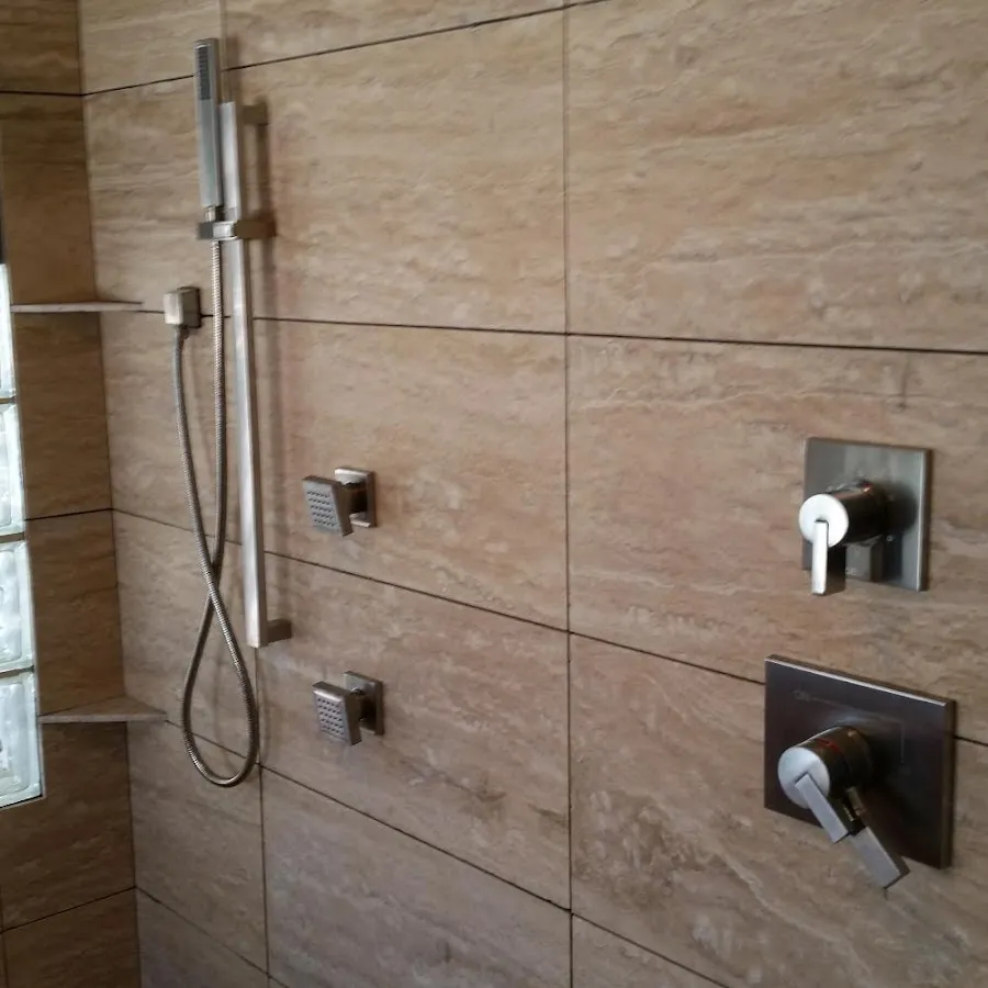 Shower fixture installation for Water Heater Replacement in Palmer